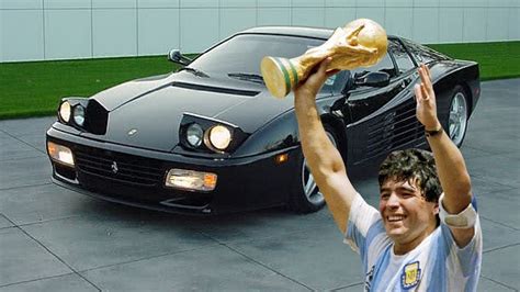 diego maradona ferrari.